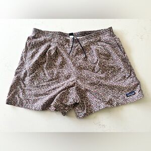 Vintage Patagonia 90s River Shorts Baggies 5" - Floral Print - Men's Size XL